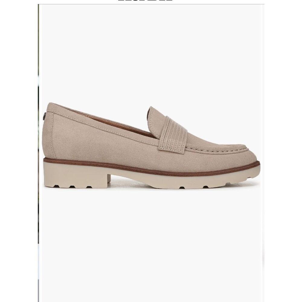 VIONIC Loafers Corinne Genuine Suede in Lucid Beige Current Excellent Size 6.5